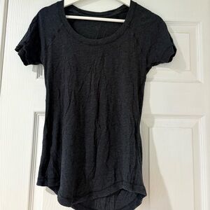 Black Lululemon Running T shirt